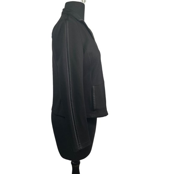 Renfrew Size 2 Black Jacket with Satin Trim on Sleeves and Pockets - Picture 6 of 6
